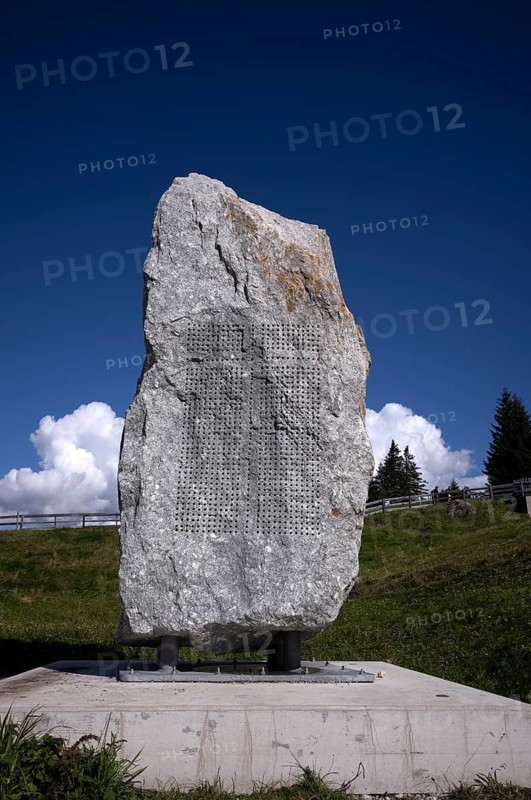 Stone of a Thousand Souls, Serles, Mieders, Stubai Valley, Tyrol, Austria