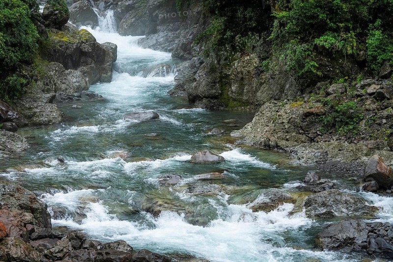 Rustling River, Otira River, Arthurs Pass National Park, West Coast, South Island, New Zealand