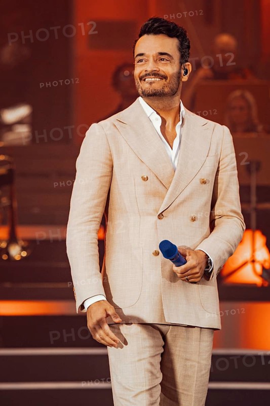 Giovanni Zarrella live on An Italian Summer Night Tour at the Classic Open Air at Berlin's Gendarmenmarkt on 18 July 2025
