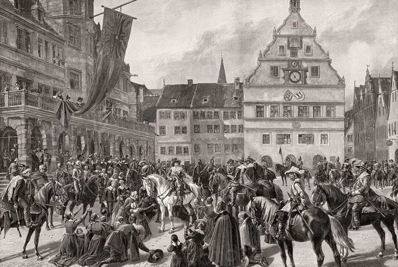 Johann t'Serclaes Count of Tilly, commander of the Catholic League at Rothenburg ob der Tauber, Thirty Years' War