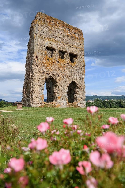 Temple of Janus, first century tower, Autun, Département Saône-et-Loire, Region Bourgogne-Franche-Comté, Burgundy, France