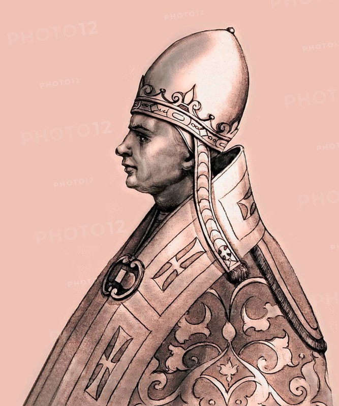 Pope Alexander III, Alessandro III, c. 1100/1105 – 1181), born Rolando Bandinelli, head of the Catholic Church and ruler of the Papal States from 7 September 1159 until his death in 1181
