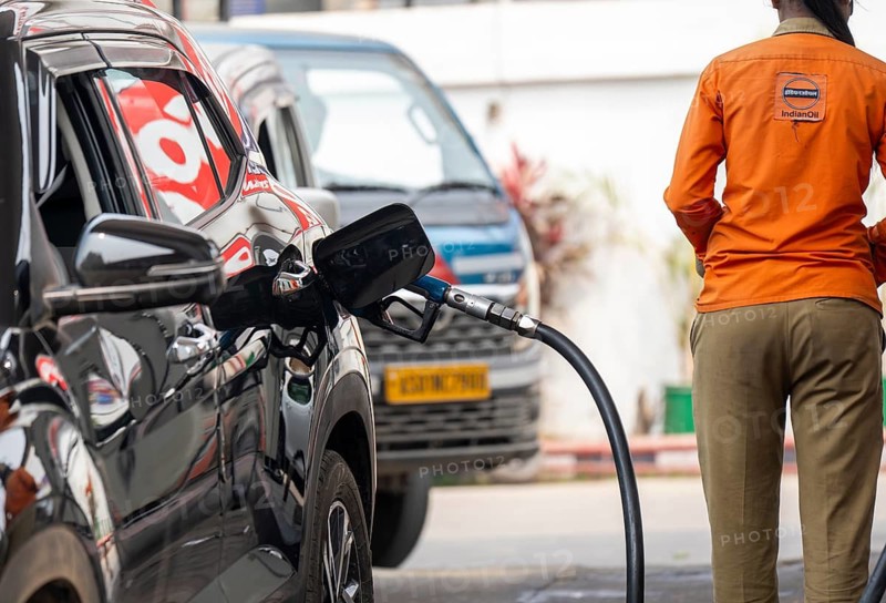 A fuel station attendant refuels a car at a petrol pump in Guwahati, India, on March 11, 2026. Oil prices reversed course from recent highs, slipping to around 90 USD a barrel after remarks by U.S. President Donald Trump on the Iran conflict. Markets remain unsettled as traders monitor the evolving geopolitical situation