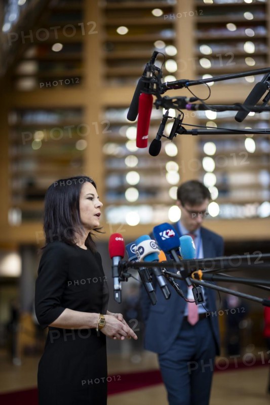 Annalena Bärbock (Alliance 90/The Greens), Federal Foreign Minister, photographed at the Foreign Affairs Council in Brussels, 18 March 2024. Photographed on behalf of the Federal Foreign Office