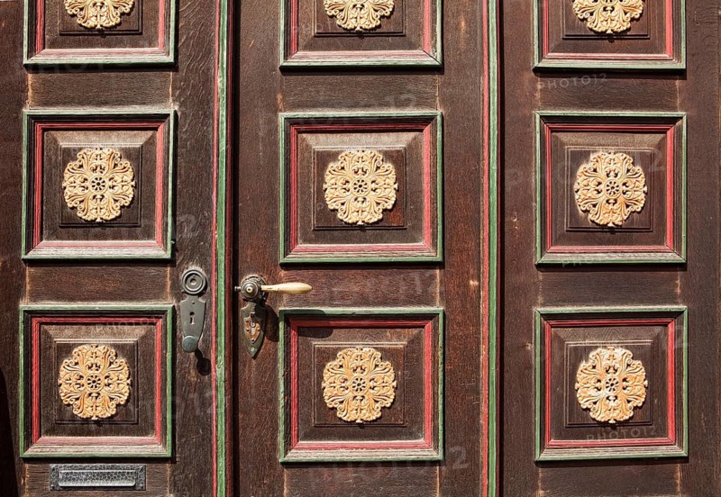 Detail, old house entrance, Einbeck, Lower Saxony, Germany, Europe, alte Eingangstür, Einbeck, Niedersachsen, Deutschland, Europa