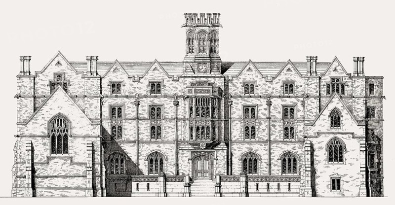 The Wesleyan College, Westminster, London, England, 1850
