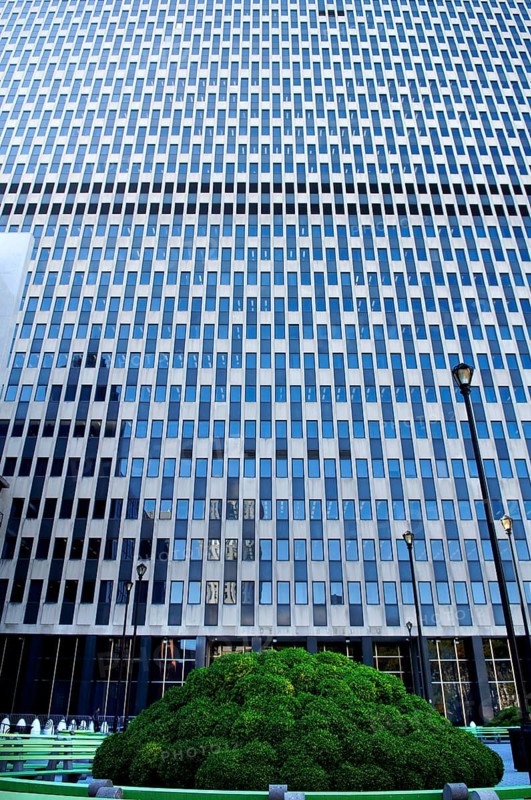 Facade of a skyscraper, New York City, USA