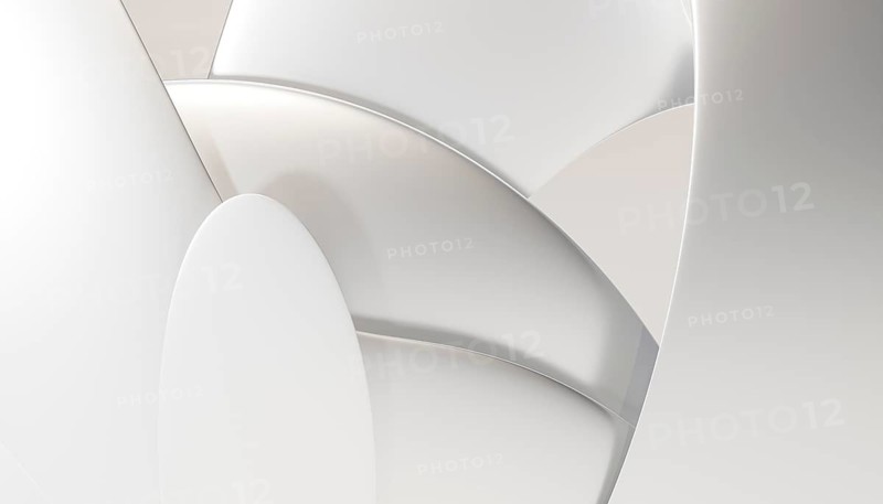 A visually soothing 3D render of abstract white waves, creating a seamless flow with subtle gradients and curves, ideal for modern design backgrounds