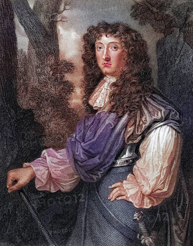 John Graham of Claverhouse, 1st Viscount of Dundee, Lord Graham of Claverhouse, 1649-1689, Scottish soldier, also known as Bonnie Dundee. From the book Lodges British Portraits, published in 1823, Historical, digitally restored reproduction from a 19th century original, Record date not stated