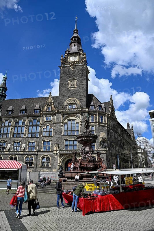 Marketplace, Wuppertal, Bergisches Land, North Rhine-Westphalia, Germany