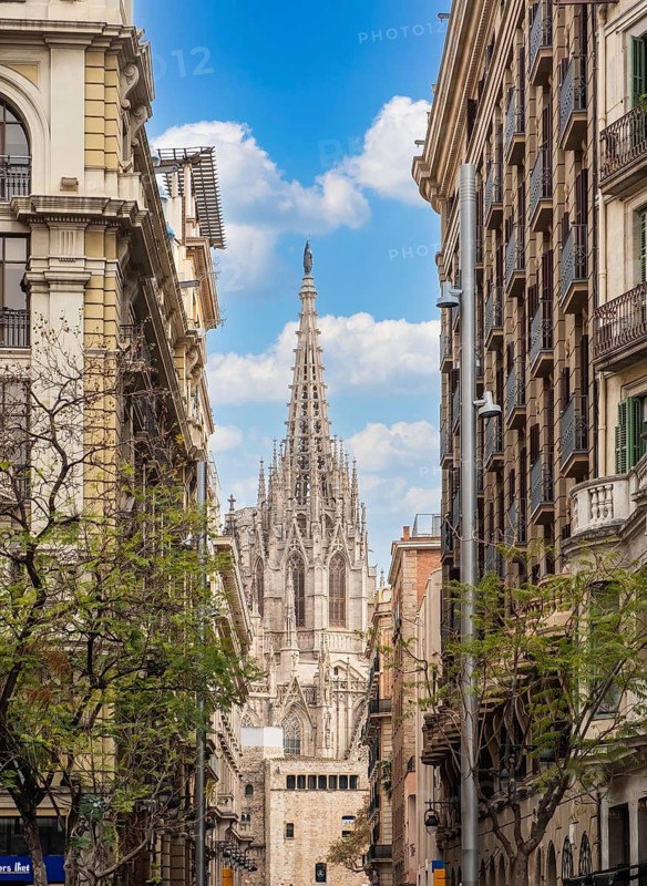 The Cathedral of Barcelona, Spain