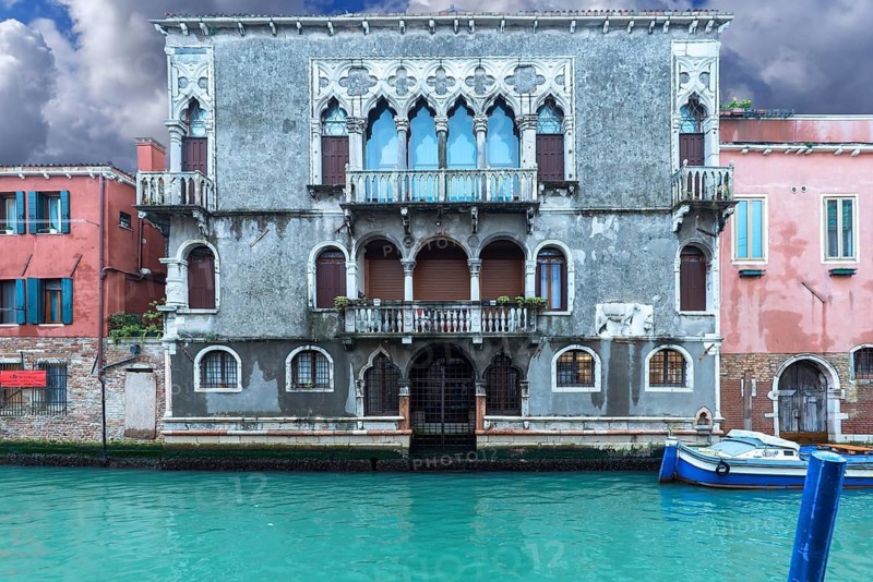 Historic former palazzo on the canal, today penthouse, Venice, Veneto, Italy