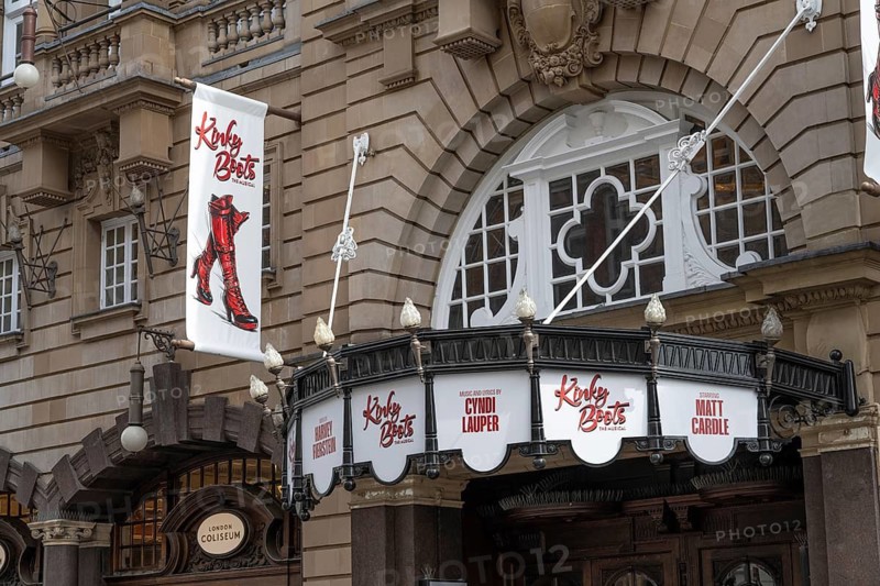 London, United Kingdom. April 9th 2026. Kinky Boots is a musical with music and lyrics by Cyndi Lauper and book by Harvey Fierstein. Based on the 2005 British film Kinky Boots showing at The London Coliseum, a theatre in St Martin's Lane, Westminster, London, UK