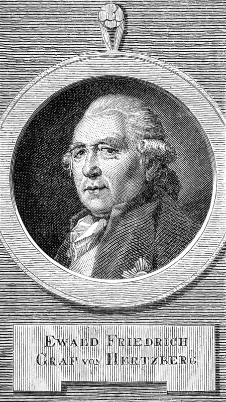 Ewald Friedrich Graf von Hertzberg, 1725- 1795, a Prussian statesman