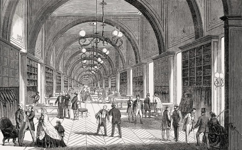 GRANDE MAISON, Rue Croix des Petits Champs, Paris, France, 1863