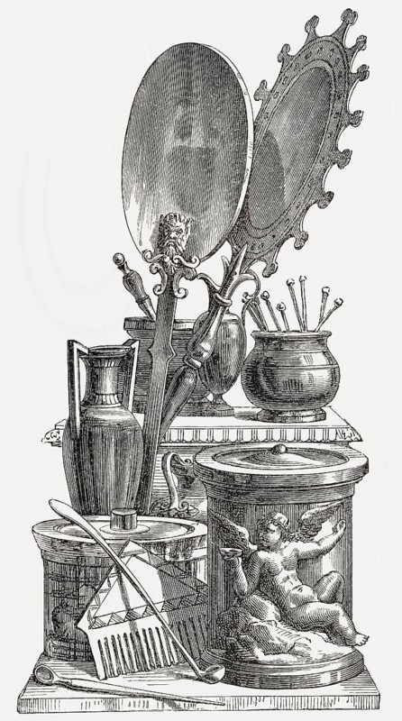 Ancient Roman women's toilet articles