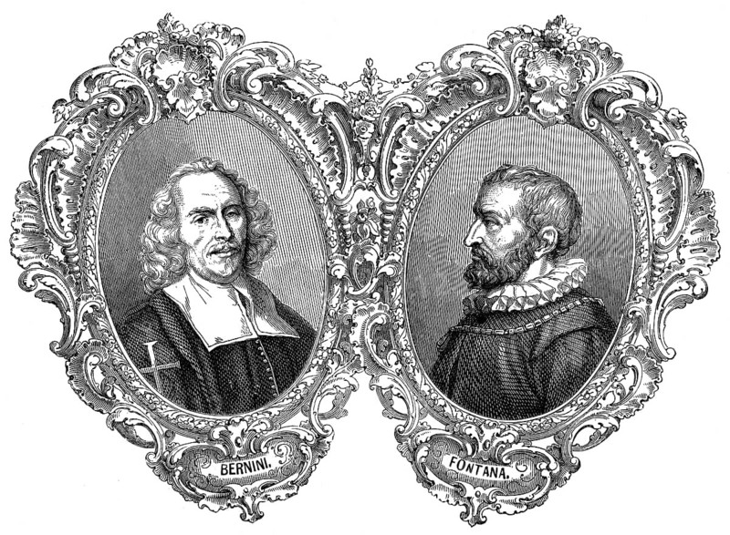 Gian Lorenzo Bernini, Italian sculptor and architect, Prospero Fontana, Bolognese painter