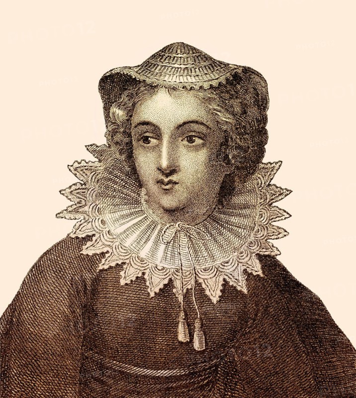 Mary Stuart or Mary I. 1542 - 1587, Queen of Scotland and France, Maria Stuart oder Maria I., 1542 - 1587, Königin von Schottland und Frankreich