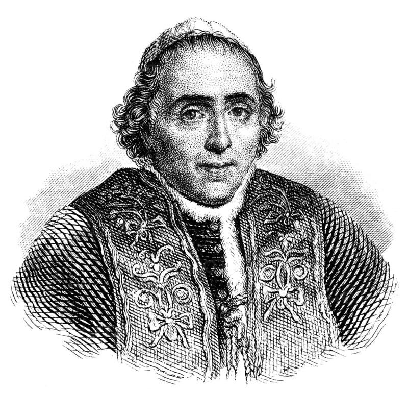 Pius VII, 1742 - 1823, Barnaba Niccolò Maria Luigi Chiaramonti, Pope of the Catholic Church from 1800 to 1823, Pius VII., oder Graf Luigi Barnaba Niccolò Maria Chiaramonti, 1742 - 1823, Papst der katholichen Kirche von 1800 bis 1823
