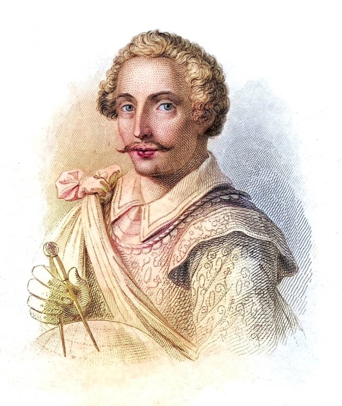 Thomas Cavendish (1560-1592) English circumnavigator, commanded one of the ships sent by Walter Raleigh to establish a colony in Virginia, completed the third circumnavigation in 1586-1588, set out again from England in 1591 for his second circumnavigation, but died at sea, Historical, digitally restored reproduction from a 19th century original, Record date not stated
