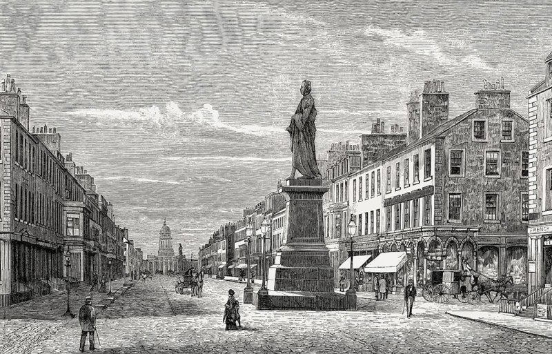George Street, Edinburgh, Scotland, 19th century
