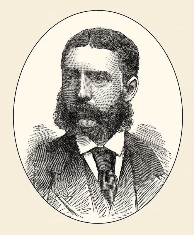 Major Gonville Bromhead, 1845 –1891, a British Army officer, From British Battles on Land and Sea, by James Grant