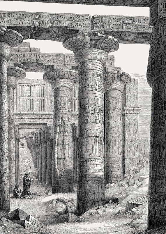 Karnak Temple Complex, near Luxor, Egypt, 19th century