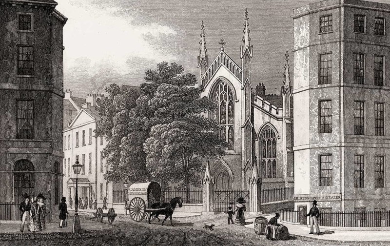 St Mary's Roman Catholic Cathedral, Broughton Street, Edinburgh, Scotland, 19th century, from Modern Athens by Th. H. Shepherd