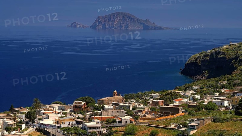 Italy - Sicily - Aeolian Islands - Salina - View of Panarea