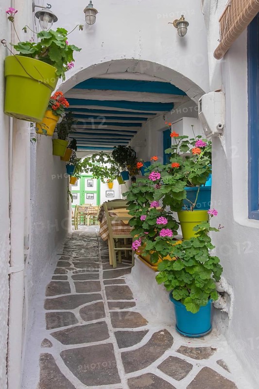 Restaurant on Naxos, Cyclades, Greece