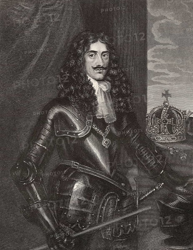 Charles II, 1630-1685, monarch of the three kingdoms of England, Scotland, and Ireland