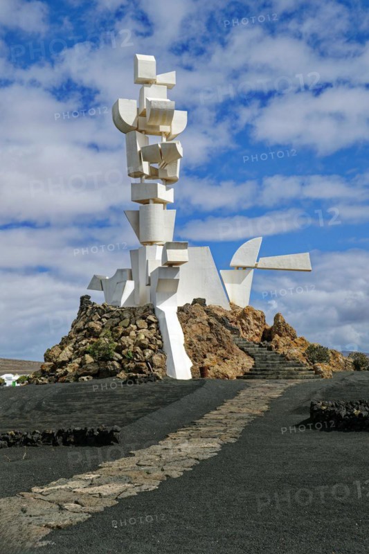 Fertility Monument, Monumento al Campesino, by the artist César Manrique, municipality of San Bartolomé, Lanzarote, Canary Islands, Canary Islands, Spain