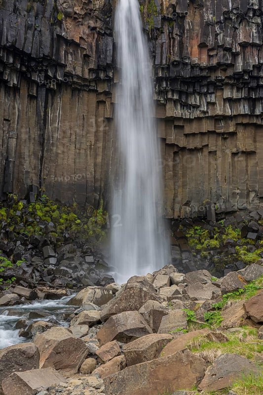 Svartifoss waterfall, Vatnajökull National Park, SE Iceland