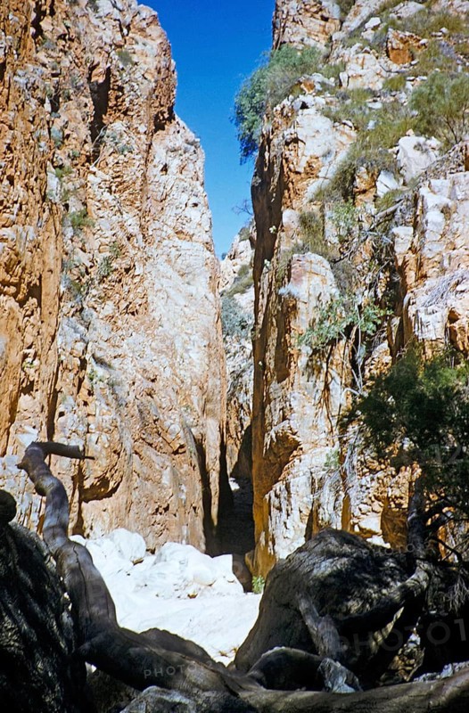 Standley Chasm Gorge, West MacDonnell Ranges, Northern Territory, Australia Expedition of the Melbourne Grammar School 1956