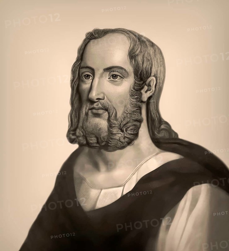 Gaius Plinius Secundus, AD 23/24 – 79, called Pliny the Elder, Roman author, digitally altered