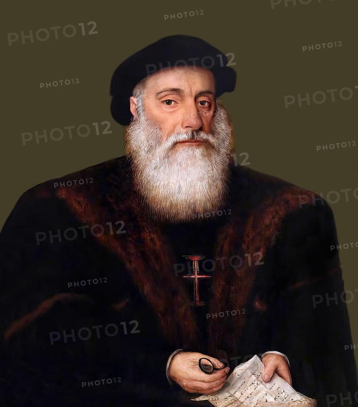 Vasco da Gama, c. 1460s – 1524, Portuguese explorer, digitally edited