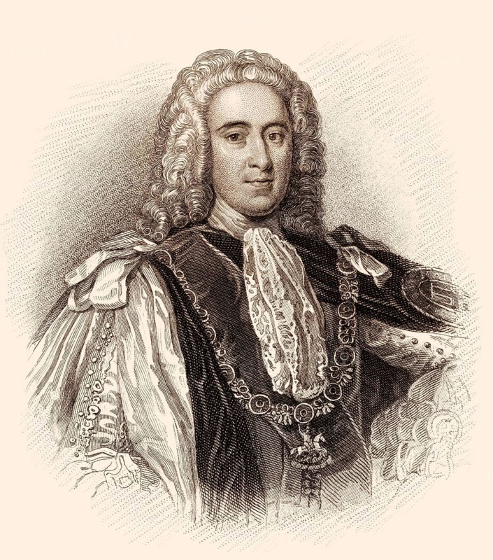 Thomas Pelham-Holles, 1st Duke of Newcastle upon Tyne und 1st Duke of Newcastle-under-Lyne, 1693-1768, britischer Whig-Staatsmann