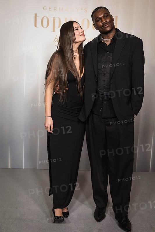 Xenia Tsilikova and Marvin de Graft at the preview of the 21st season of Germany's Next Topmodel - by Heidi Klum on 09.02.2026 at Zoopalast Berlin