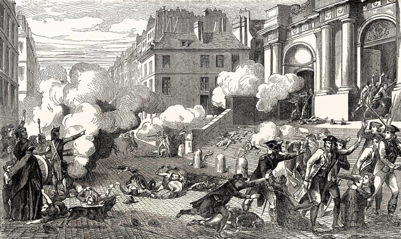 Napoleon Bonaparte's quelling of the Royalist revolt, 13 Vendémiaire, 1795