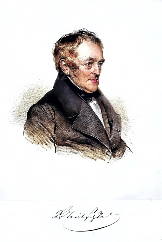Georg Friedrich Treitschke, also Friedrich Treitschke, 29 August 1776, 4 June 1842, was a German-Austrian playwright, theatre director and lepidopterist, Historical, digitally restored reproduction from a 19th century original, Record date not stated