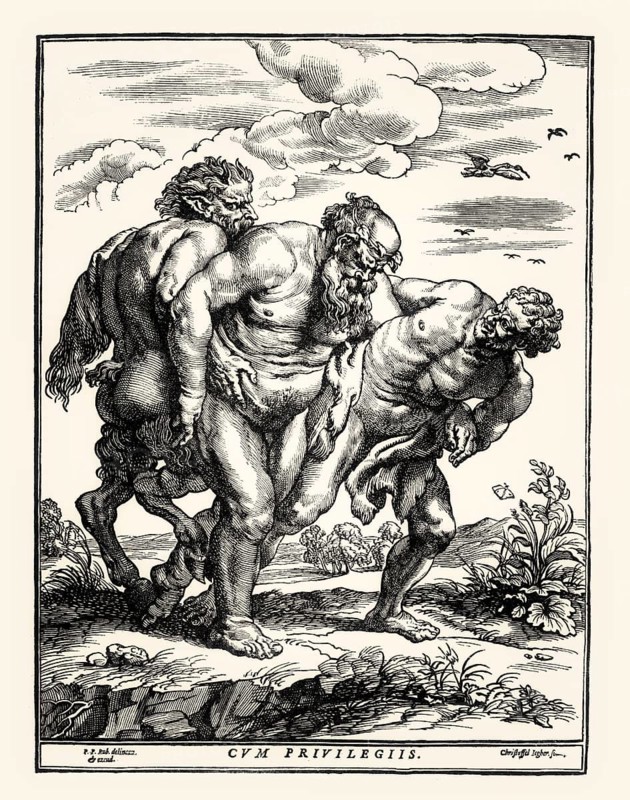 The March of Silenus, Christoffel Jegher after Rubens, 17th century, digitally restored