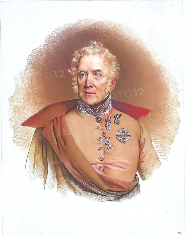 Franz Ludwig Graf Bigot de St. Quentin, 1774-1854, Historical, digitally restored reproduction from a 19th century original, Record date not stated