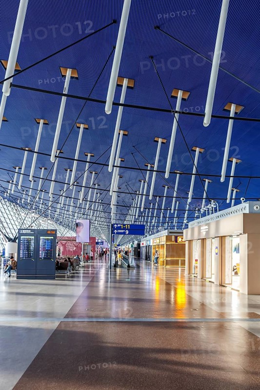 Terminal 1 of Pudong International Airport (PVG) in Shangai, China