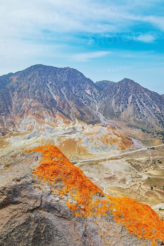 Nisyros volcano view, Nisyros Island, Dodecanese Islands, Greece