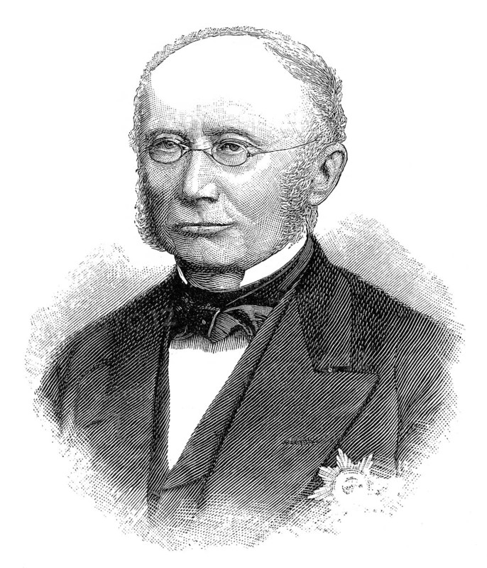 Ludwig Windthorst, 1812 - 1891, a German politician and leader of the Catholic Centre Party, Ludwig Johann Ferdinand Gustav Windthorst, 1812 - 1891, ein deutscher Politiker, Vorsitzender der katholischen Zentrumspartei