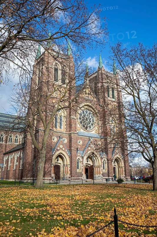 London, Ontario, Canada - St. Peter's Cathedral Basilica. Construction on the cathedral began in 1880. The Vatican named it a minor Basilica in 1961.