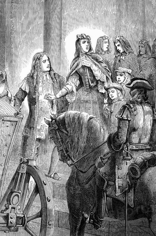 During the War of the Spanish Succession, Marie Jeanne (Dutchwoman of Savoy) was forced to sell her jewellery to support her household during the Battle of Turin in 1706. She later fled to the safety of Genoa, Italy, during the conflict, digital reproduction of a historical model