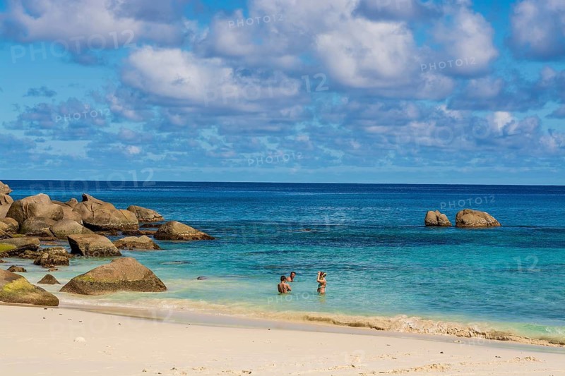Anse Soleil beach, Mahe, Republic of Seychelles, Indian Ocean