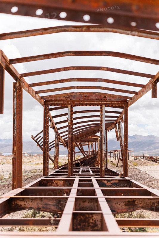 Uyuni Railway Cemetery, Uyuni, Bolivia