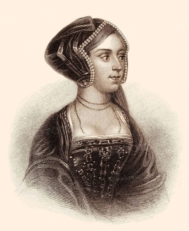 Anne Boleyn, 1501-1536, Königin von England von 1533 bis 1536 als zweite Frau von König Heinrich VIII.
